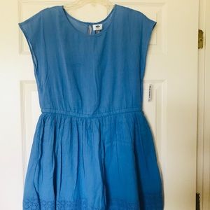 Old Navy, eyelet sundress. Baby blue. New.